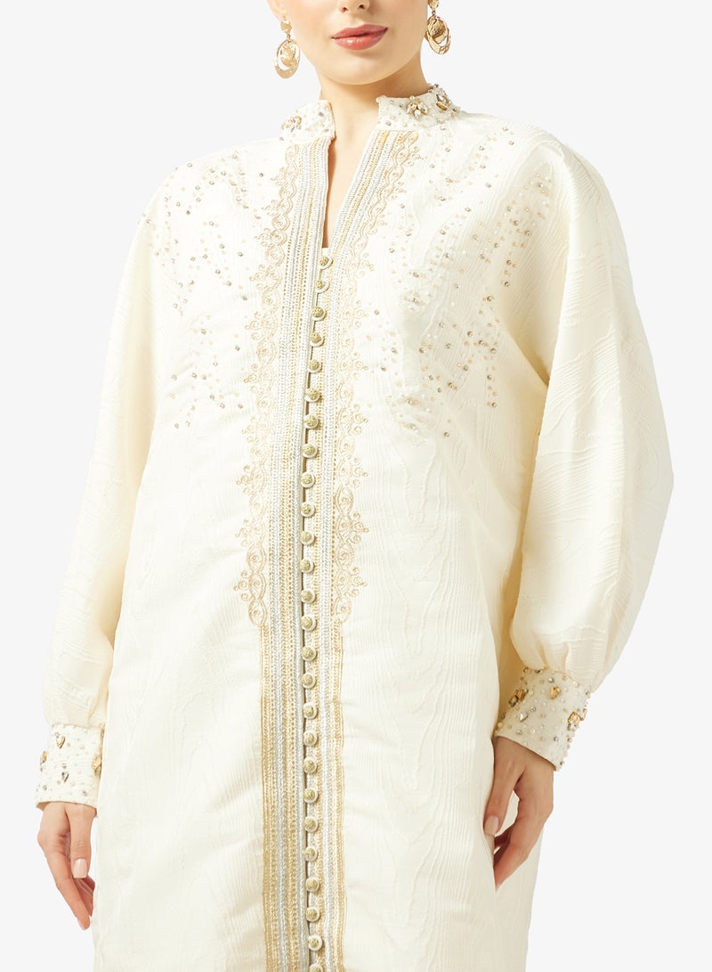 Threadz by Ajooni Embellished Kaftan - Image 3